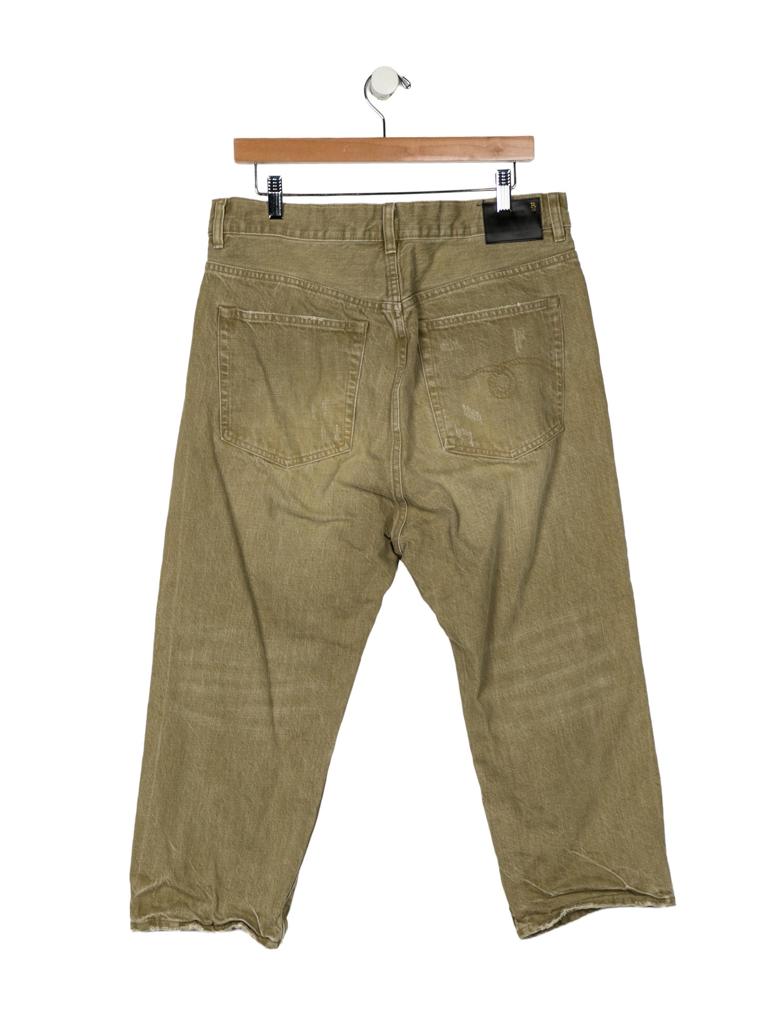 R13 High-Rise Straight Leg Jeans